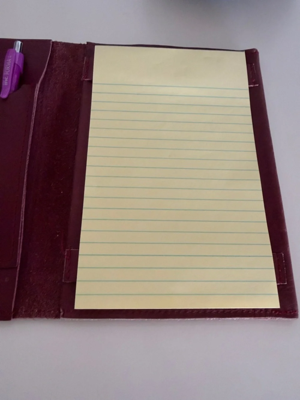 Handmade Leather Notepad and Organizer - Picture 7 of 7